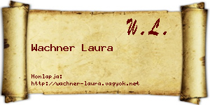Wachner Laura névjegykártya